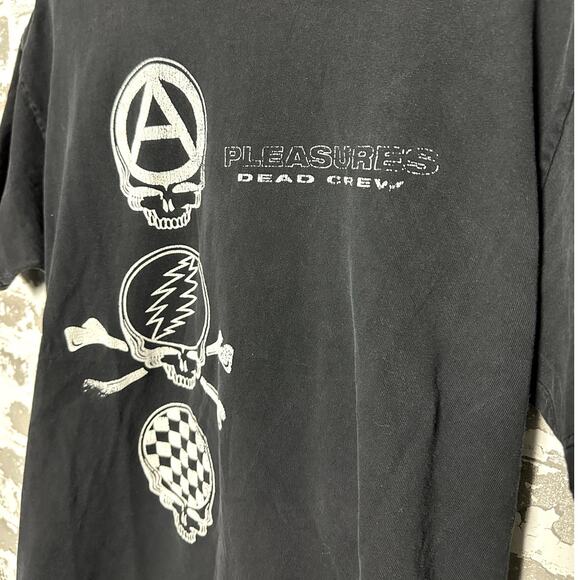 Pleasures X Grateful Dead Dead Crew Collab Shirt Size Large - Picture 3 of 5